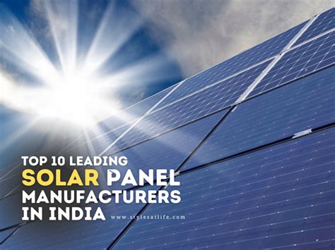 top 10 solar panels in india